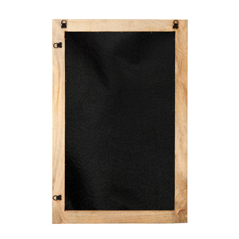 Relief Flat Mango Wood Mirror