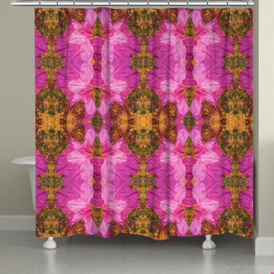 Rideau de douche simple spring azaleas
