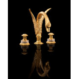 Swan Widespread Bathroom Faucet with Drain Assembly