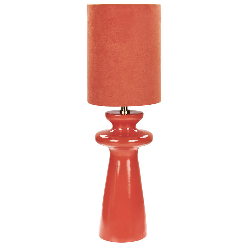 Bozarth Ceramic Table Lamp, Red