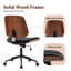 Bureau de ferme avec fauteuil pivotant en bois cintré-131986868-132234674