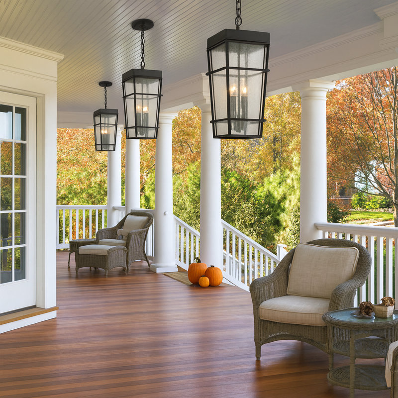 Eliurt 3 - Light Outdoor Hanging Lantern Dimmable Outdoor Lights