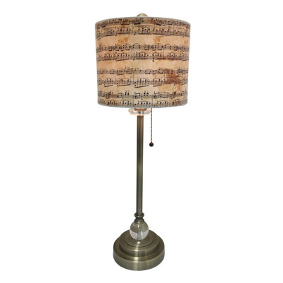 Ensemble de lampe de table 28" bluemel musical notes design
