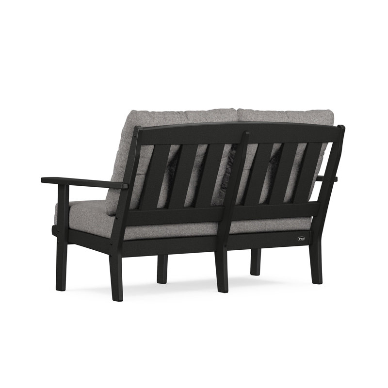 Causeuse Lakeside Cape Cod, Revolution® gris, Noir anthracite