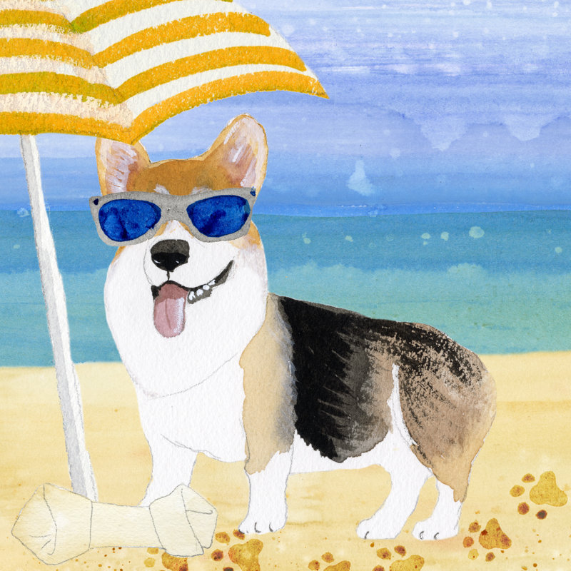 Ruffin' It III by Alicia Ludwig - Wrapped Canvas Painting, 30cm H x 30cm W x 3.8cm D