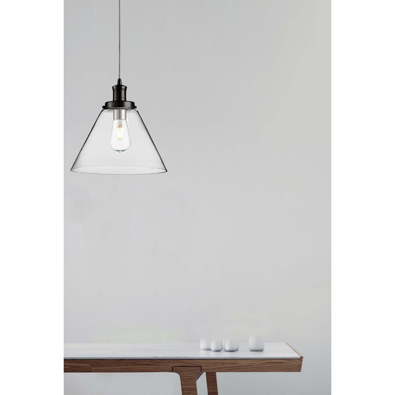 Annmarie 1 - Light Cone Pendant, Black