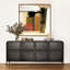 Jarin 79" Wide Sideboard, Black