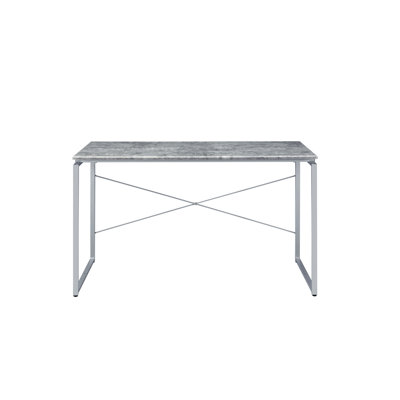 Bureau d'écriture de style industriel avec base en métal durable Jurgen