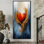 Pouls émotif du cœur d'une pivoine I - art mural pivoine