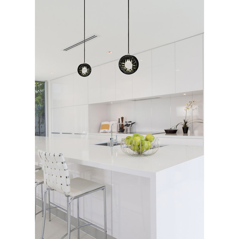 DiCaprio 1 - Light LED Sphere Pendant, Black