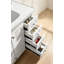 Meuble-lavabo simple autoportant 32 po avec lavabo en céramique, armoire de rangement multi-tiroirs 32 po pour salle de bain familiale