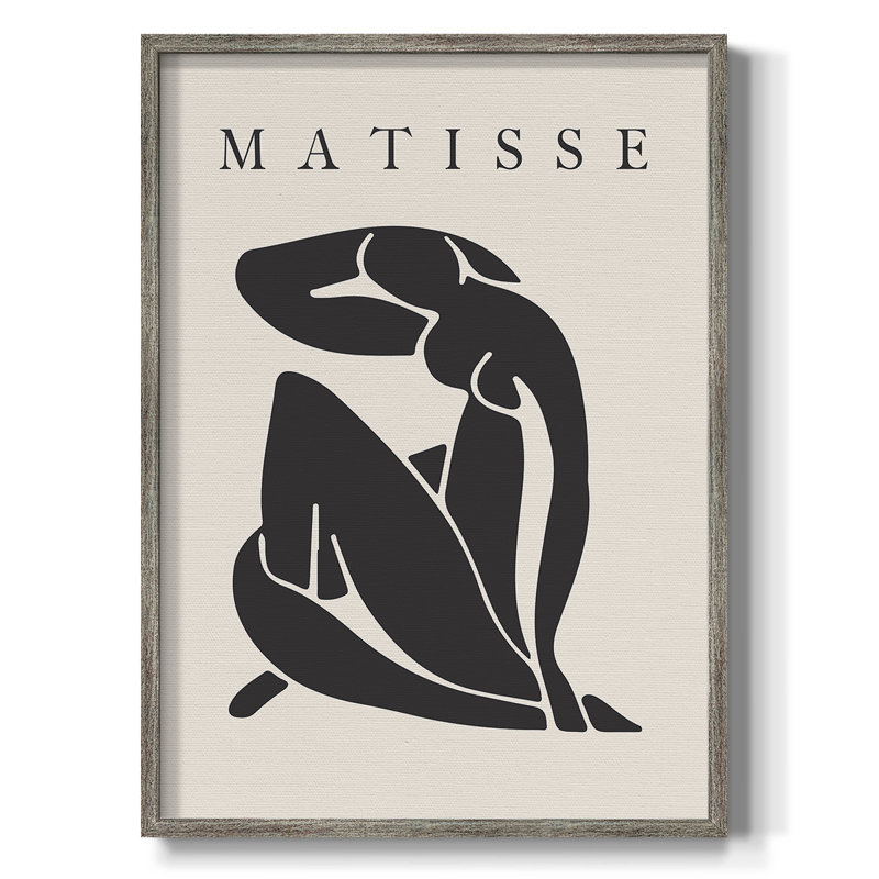 Matisse CECL XXVI, reproduction d'art encadrée - bois massif, H 30 po x l 24 po