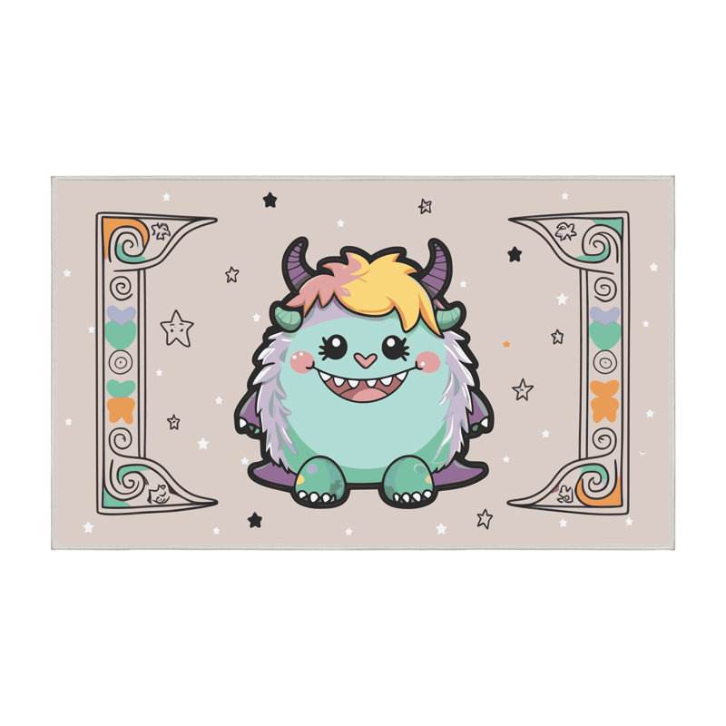 Tapis de vacances d'Halloween The Holiday Aisle®, Rectangle 6 pi x 9 pi