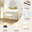 Ensemble coiffeuse et tabouret Portuna-741934005
