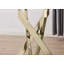 Atal Marble Effect Sofa Side Table - Glass Topped Metal Leg Small Table-885646990-885646984