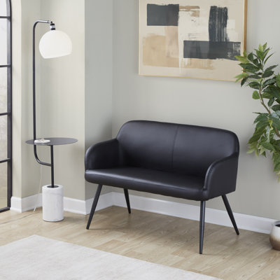 Ankney Faux Leather Upholstered Bench