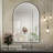 LED Bathroom Mirror with Lights, Arched Lighted Vanity Mirror with Anti-Fog, 3 Colors Temperature, Memory Function,Dimmable-926153685-926153687