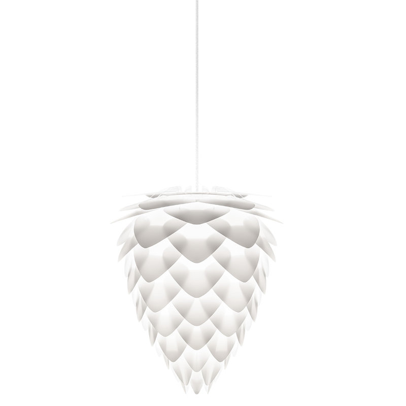 1 - Light Unique/Statement Pendant, White, 19.7" H x 15.7" W x 15.7" D