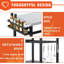 20"x 32" Grill Table with Double-Shelf, Stainless Steel Grill Cart