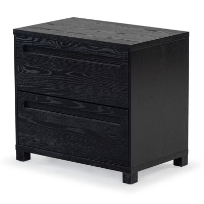 Tobiette 2 Drawer Wood Nightstand
