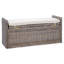 Upholstered Rattan Bench-1107979842