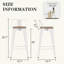 Tabouret de bar et de comptoir pivotant en métal-755827098-755827096