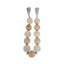 Perles de verre décoratives Coolidge avec accent en métal et pampille en cuir pour la décoration intérieure - Guirlande élégante pour la décoration de table, de tablette et de salon - Bois-218306869