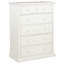 Commode de chambre à 6 tiroirs Sumerlin - blanc-113522100
