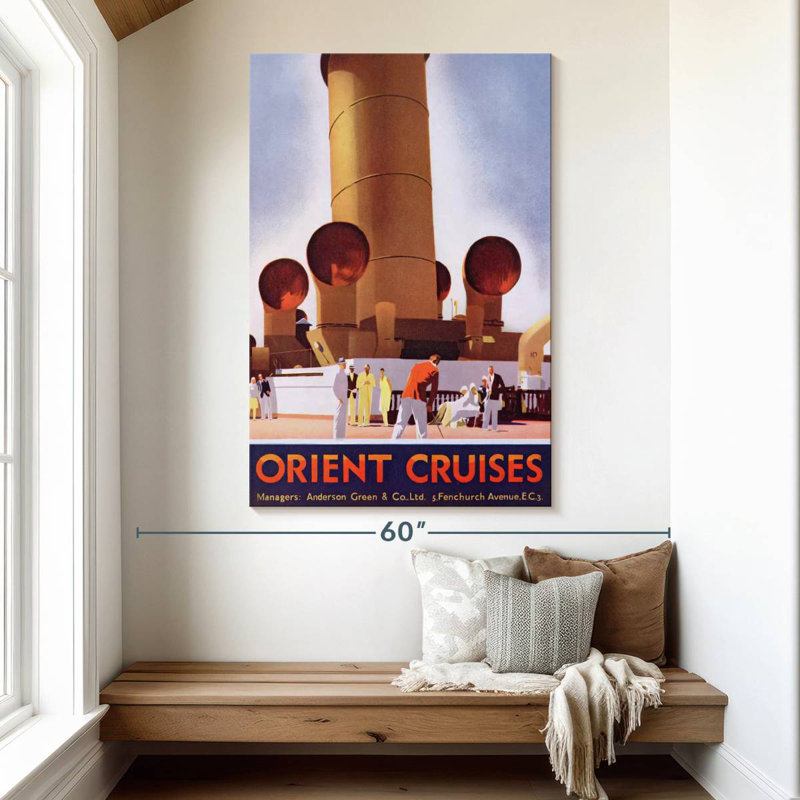 Mehar Orient Cruises, 51" H x 34" W
