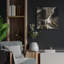  «Golden Shimmer 3» par Alonzo Saunders, art mural en métal, 24 po x 24 po-1523779967