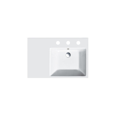 Zero Domino 75 29.53'' L Bathroom Sink