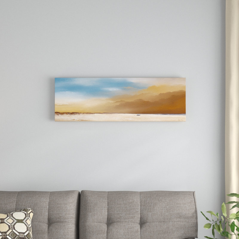 «Clouds IV», reproduction sur toile, H 16 po x l 48 po x P 1,5 po, Toile tendue