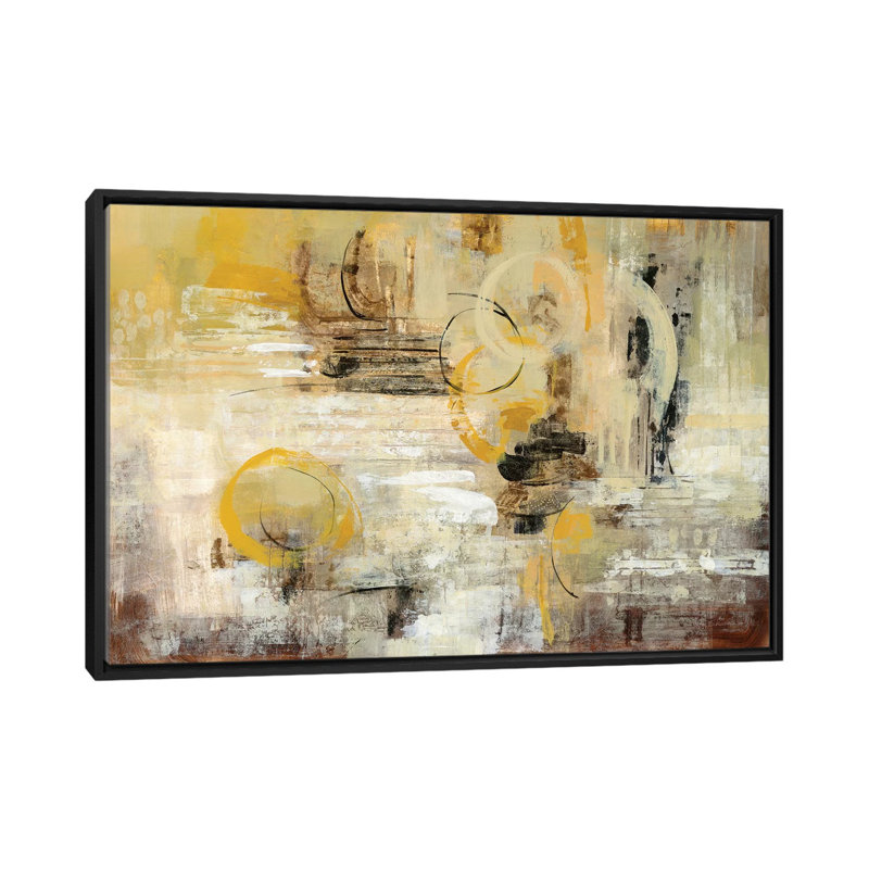 " Soft Glow " by Silvia Vassileva, 18" H x 26" W x 1.5" D, Black Framed Canvas, No Matte