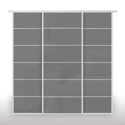 Aveonna 3 Door Aluminium Wardrobe