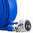 VEVOR Backwash Hose Blue High Quality Hose Complete Fittings-106445620