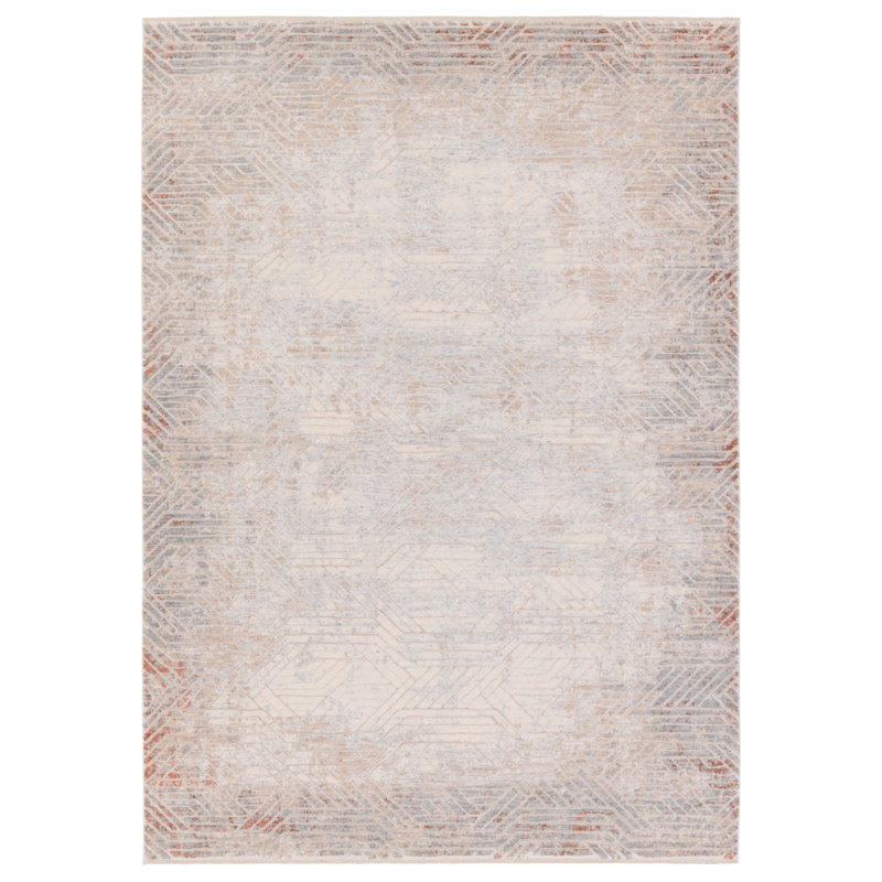 Tapis brun clair / gris Venture, Rectangle 8 pi x 10 pi
