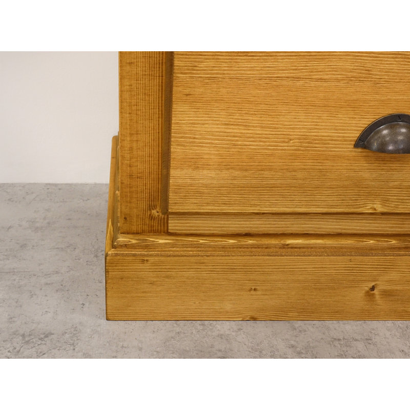 Hailley Solid Spruce Wood Chest Of Drawers