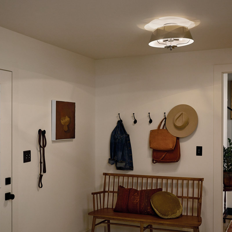 3 - Light Shaded Pendant, Polished Nickel, Polished Nickel