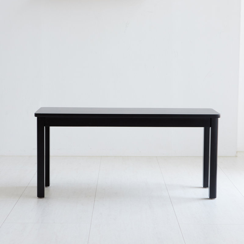 Banc de hall d'entrée Sconiers, Noir