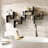 Wall Shelf - Modern Geometric Bentwood Display Shelf For Home Decor - Horizontal Or Vertical Mounting-221256596