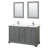 Deborah Double Bathroom Vanity with Quartz Top-98170084-98162214-98162213