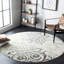 Tapis ivoire / vert / noir Agathla-489990250