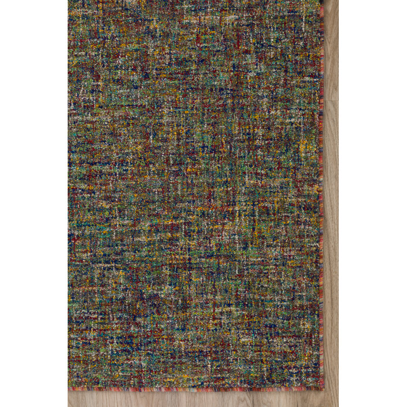 Wildflower Gold and Gray Hand-Tufted Wool 5' x 7' Area Rug