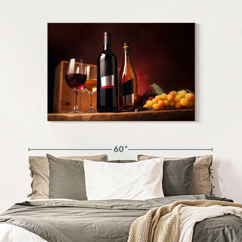 Yarlin Wine On The Table, 32" H x 48" W