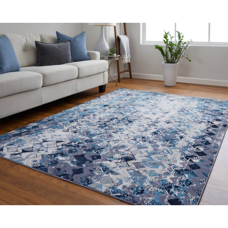 Breale Geometric Indoor Rug, Rectangle 3'11" x 6'