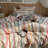 Farmhouse Colorful Pinstripe Washed Cotton Duvet Cover Set-124943810-124943811