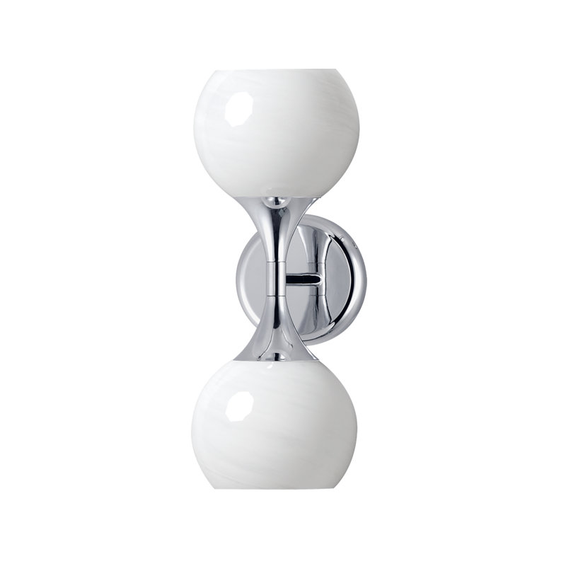 Applique murale Cron, Chrome poli