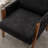 Quinze Mid Century Modern Upholstered Chenille Solid Wood Accent Armchair-660093883