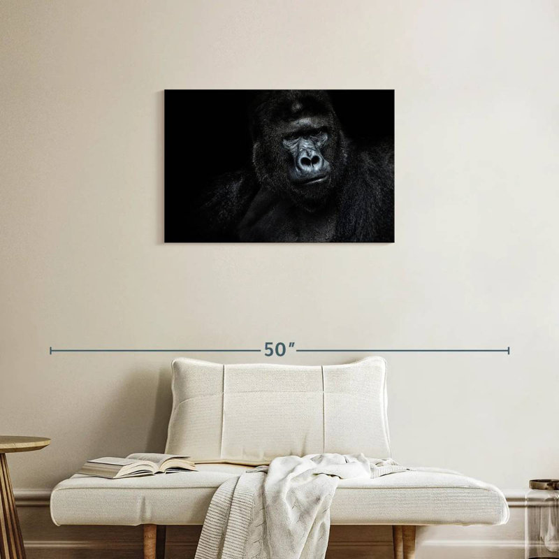 Brampt Serious Gorilla, 20" H x 30" W
