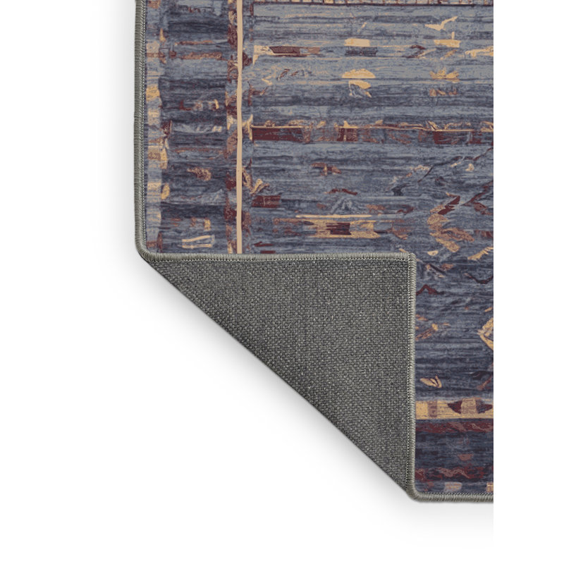 Tapis mauve soyeux et moelleux, Tapis de couloir 2 pi x 4 pi